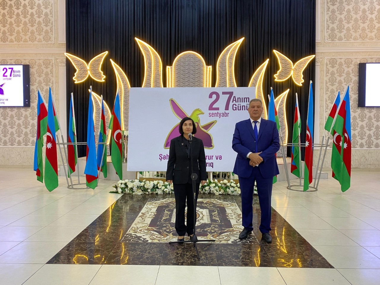 Xəzər rayonunda Anım günü ilə bağlı silsilə tədbirlər keçirilib - FOTOLAR